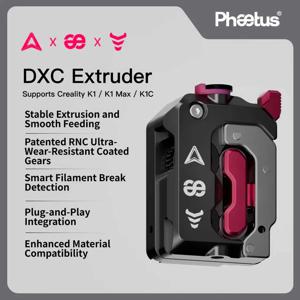 CREALITY K1 K1C K1 Max 3D 프린터 부품 업그레이드 액세서리 용 모터 압출 메커니즘 키트가없는 Phaetus DXC 압출기