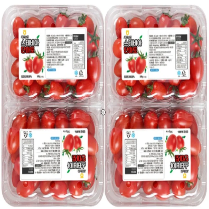 스테비아 방울토마토 단마토 레드 2kg (500g x 4팩)