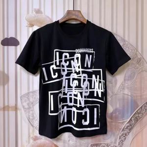 American Summer New DSQ LIAN 남성 인기 반팔 티셔츠 공장 도매 남성 및 여성 패션 트렌드 브랜드