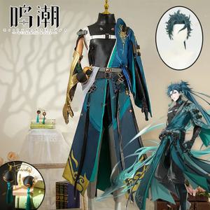 Wuthering Waves Jiyan 코스프레 의상 가발 복장 Midnight Rangers General Jinzhou Huanglong 할로윈 파티 여성용 남성용