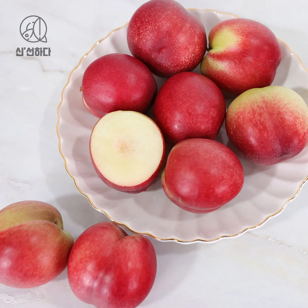[신선하다] 과즙팡팡 신비복숭아 1kg (겉은 천도복숭아 안은 털복숭아)