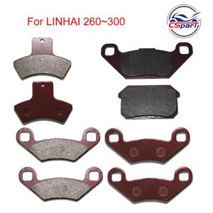 LINHAI 260cc 300cc ATV UTV 버기 4x4 22111 22245 32176F 용 전방 후방 브레이크 패드