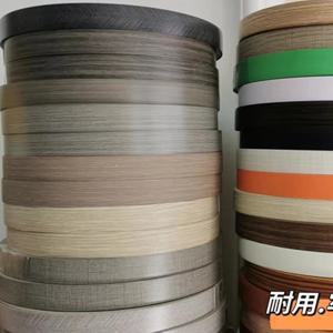 맞춤형 사전 접착 PVC 엣지 밴딩, 20mm 22mm x 10m, 가구 캐비닛용 주방 옷장 목공, 광택 매트 마감