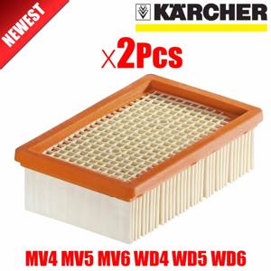 KARCHER MV4 MV5 MV6 WD4 WD5 WD6 습식 및 건식 진공 청소기 교체 부품용 KARCHER 필터 # 2.863-005.0 헤파 필터