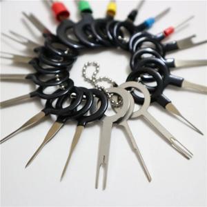 21Pcs 자동차 플러그 터미널 제거 도구 핀 바늘 견인기 선택 전기 와이어 풀러 핸드 툴 키트