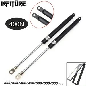 2pcs 400N 300-600mm 자동차 가스 스트럿츠 보닛 후드 트렁크 테일 게이트 충격 리프트 스트럿 지원 바 가스 스프링 버스 침대 트럭 보트 창