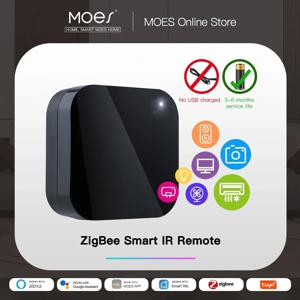 MOES 투야 지그비 스마트 IR 리모컨, 스마트 홈용 범용 적외선 리모컨, 알렉사 구글 홈과 작동
