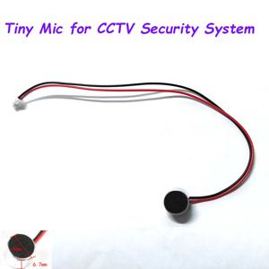 CCTV 보안 시스템 작은 마이크 CCTV 보안 IP POE 카메라 용 고감도 오디오 픽업 장치 입력 마이크