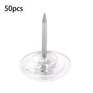 50/100Pcs 플랫 헤드 푸시 핀 기어 모양 압정 지우기지도 핀, 바느질 프로젝트를위한 바느질 핀 DIY 쥬얼리 공예