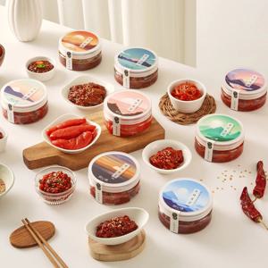 [명심정]밥도둑 젓갈 200g 2개 9,900원!  오징어젓갈,낙지젓갈,갈치속젓갈,명란젓갈 외