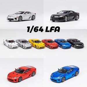 DCT 1/64 LFA 모델 자동차 빈티지 스포츠 차량 다이캐스트 자동차 취미 컬렉션 장난감 성인용 디스플레이 케이스 포함