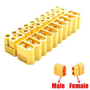 10PCS/5PAIRS XT90 XT-90 XT60 XT-60 XT30 XT-30 XT60H T 플러그 남성 여성 총알 커넥터 RC Lipo 배터리 쿼드 콥터 용 플러그