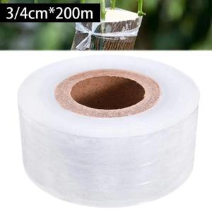 3/4cm * 200m 보육 접목 테이프 롤 신축성 자체 접착 분해성 파라필름 식물 테이프 가지 치기 접목 투명