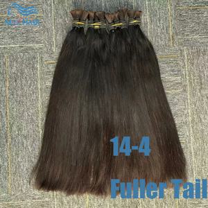 14-4 Maxhair 씨실 머리 확장 없음 버진 인간의 머리카락 대량 머리 묶음 인간의 머리카락 직선 머리카락을 땋기 위한