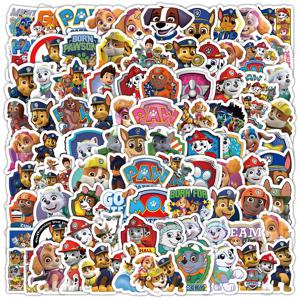 10/50/100PCS 귀여운 귀여운 PAW 순찰 애니메이션 스티커 장식 DIY 전화 노트북 가방 노트북 냉장고 낙서 만화 스티커