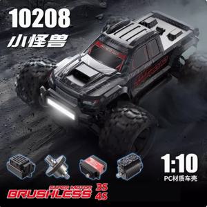 새로운 MJX 10208 소형 몬스터 1/10 Hypergo 2.4G 브러시리스 고속 RC 전문 성인 오프로드 원격 제어 차량 RC 자동차