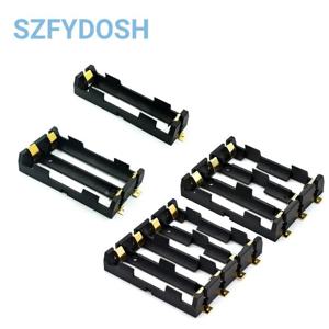 SMT 배터리 거치대 18650 SMD 배터리 박스 보관 케이스 컨테이너 보조배터리, 브론즈 핀, 충전식 SMT, 1x2x3x4x18650