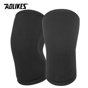 AOLIKES 1 쌍 7MM 무릎 슬리브는 부상 회복을 지원합니다 - 스쿼트, 달리기 및 체육관 운동을 위한 네오프렌 무릎 보호대 무릎 지원