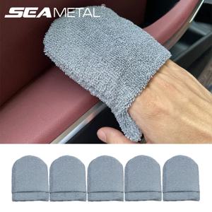 SEAMETAL 5pcs 자동차 연마 왁스 스폰지 부드러운 마이크로 화이버 자동차 왁스 애플리케이터 미트 폼 애플리케이터 패드 자동차 자세히 관리 도구
