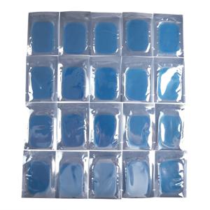 50/100pcs 교체 ABS 젤 패드 EMS 복부 근육 자극기 하이드로 겔 젤 피트니스 액세서리 훈련 마사지 휴식