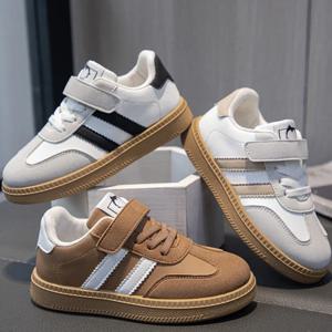 경량 어린이 스케이트 신발 2025 새로운 봄 소년 미끄럼 방지 스포츠 신발 통기성 훈련 러닝 패션 스니커즈