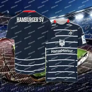 야외 캐주얼 훈련 축구 유니폼 남성 여성 의류 햄버거 Sv Frauen Jersey Breathale 빠른 건조 탄성 플러스 사이즈상의