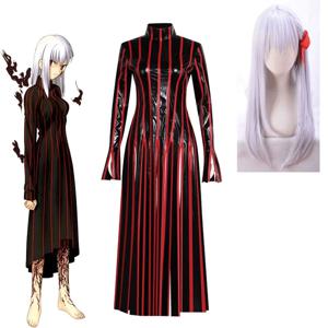 애니메이션 Matou 사쿠라 코스프레 드레스 Fate/stay Night Descend Into Darkness Tohsaka 사쿠라 가발 머리 장식 할로윈 의상