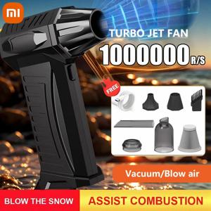 Xiaomi 슈퍼 폭력 송풍기 800000RPM 브러시리스 모터 터보 제트 송풍기 10000mAh 고속 충전 야외 스러스트 PC 청소 도구