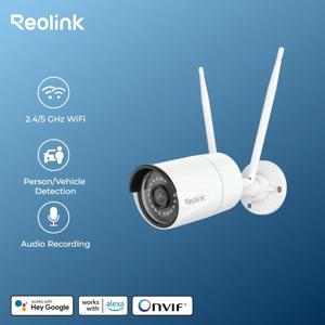 Reolink 4K 보안 카메라 스마트 감지 8MP Wi-Fi 6 기술 감시 카메라 Onvif 2.4G/5Ghz 무선 5MP 실외 IP 카메라