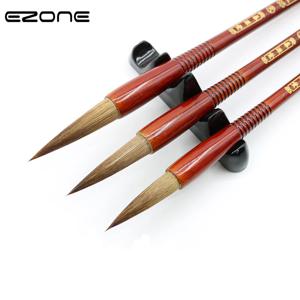 EZONE 나무 쓰기 브러쉬 늑대 머리 중국어 번체 서예 그림 연습 축제 커플 일반 스크립트 공급