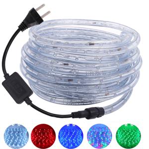 AC 220V 네온 스트립 LED 스트립 방수 네온 사인 LED 빛 크리스마스 파티 장식 야외 무지개 튜브 로프 빛 Led 스트립