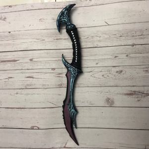 Vyse Scythe 50cm Wow 안티 마법사 엘프 1: 1 무기 코스프레 게임 역할 놀이 PU 그림 모델 총 할로윈 선물