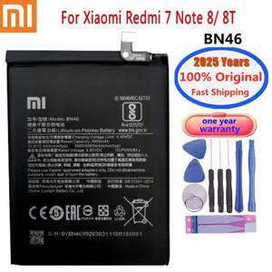 샤오미 레드미 노트 8T 8 노트 8 레드미 7 Redmi7 용 배터리, BN46, 4000mAh 휴대폰 배터리, 빠른 배송 및 도구, 2025 년 정품