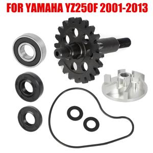 워터 펌프 임펠러 샤프트 기어 키트, 야마하 YZ250F WR250F 용, 2001 2002 2003 2004 - 2013 와셔 O링 베어링 씰