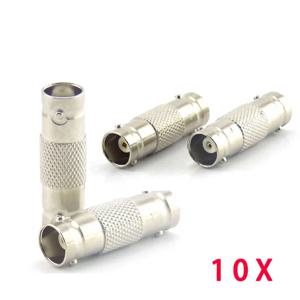 2/10pcs BNC 암 커넥터-BNC 암 커플러 어댑터 플러그 커넥터 CCTV ip 카메라 E3 용 암 커넥터