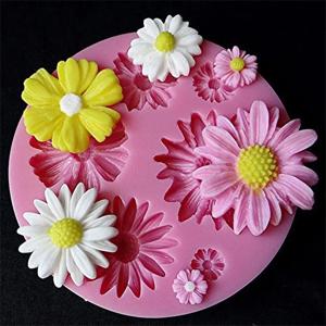 3D 꽃 실리콘 금형 퐁당 공예 케이크 캔디 초콜릿 Sugarcraft 아이스 페이스트리 베이킹 도구 금형