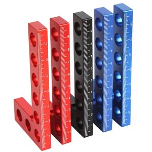 1Pc 목공 90도 정밀 사각형 가장자리 마킹 도구 알루미늄 합금 목공 포켓 마킹 사각형 게이지