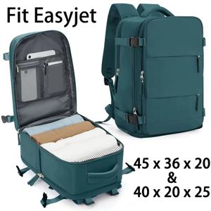 이지젯 캐빈 백, 45x36x20, 40x20x25, Ryanair, 캐빈 온, 남녀 공용, 비행기 여행 배낭, 캐빈 사이즈 노트북 배낭