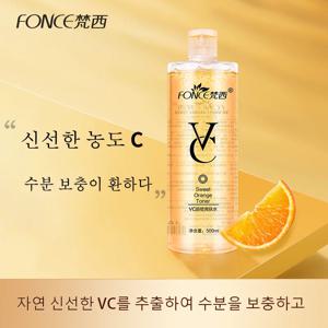 FONCE 비타민C 토너 하이드레이팅 모이스춰라이징 리프레싱 500ml