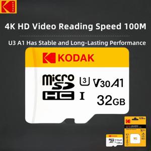 Kodak 메모리 카드 운전 레코더 32GB 64GB 마이크로 SD 메모리 카드 휴대 전화 PC 이어폰 스피커 HD 카메라 게임 스위치