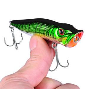 뜨거운 판매 포퍼 루어 탑워터 미끼 낚시 미끼 하드 미끼 93mm/12.5g 인공 Wobblers 플라스틱 낚시 태클 도구 FLYSAND