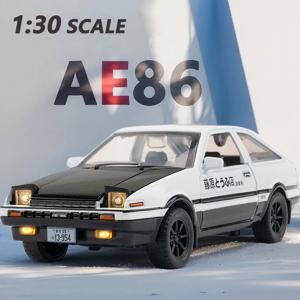 1:30 시뮬레이션 AE86 금속 합금 장난감 자동차, 다이캐스트 및 장난감 차량 장식 모델, 미니어처 체중계 수집, 어린이 소년 장난감