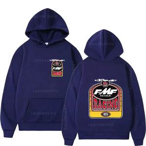 FMF Racing Exhaust Ama Motocross 테마 풀오버 남성용 후드 후드 티셔츠 에센셜 까마귀 스웨터 그래픽 Y2k Hoody