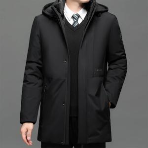 새로운 겨울 남성 롱 코트 파카 양털 안감 두꺼운 따뜻한 후드 모피 칼라 코트 남성 사이즈 5XL 플러시 자켓 가을 작업복