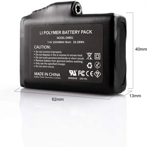 충전식 리튬 폴리머 배터리 7.4V 3000 mAh 충전기 가열 장갑 양말 가열 재킷 조끼 오토바이 장갑 USB 배터리