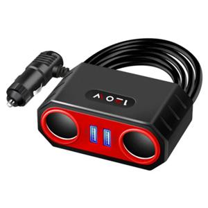 BLALION 자동차 시가 라이터 분배기 120W DC12V 24V 자동차 충전기 어댑터 전화 iPad GPS Dashcam에 대 한 듀얼 USB LED 빠른 충전기