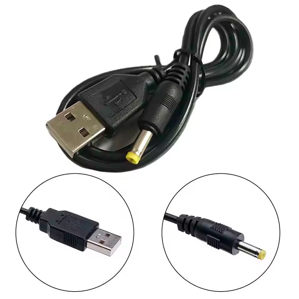 USB 충전 케이블 80cm 5V 1A USB-DC 전원 충전 케이블 PSP 1000 2000 3000 4.0x1.7mm 플러그 액세서리 용 충전 코드