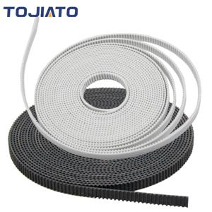 5/10M GT2 벨트 PU 스틸 와이어 타이밍 풀리 GT2-6mm DIY CNC 3D 프린터 부품 용 오픈 동기 고무 벨트 폭 6mm