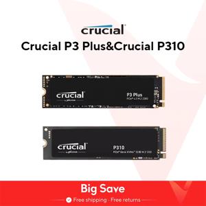 Crucial P3 Plus PCIe Gen4 3D NAND NVMe M.2 SSD, 최대 5000 MB/s, 2TB, 1TB, 500GB