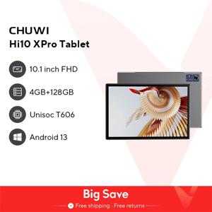 CHUWI 안드로이드 13 태블릿 PC, Hi10 X Pro, 10.1 인치, 800*1280 IPS 스크린, Unisoc T606, 4GB RAM, 128GB ROM, 2.4G, 5G 와이파이, 7000mAh